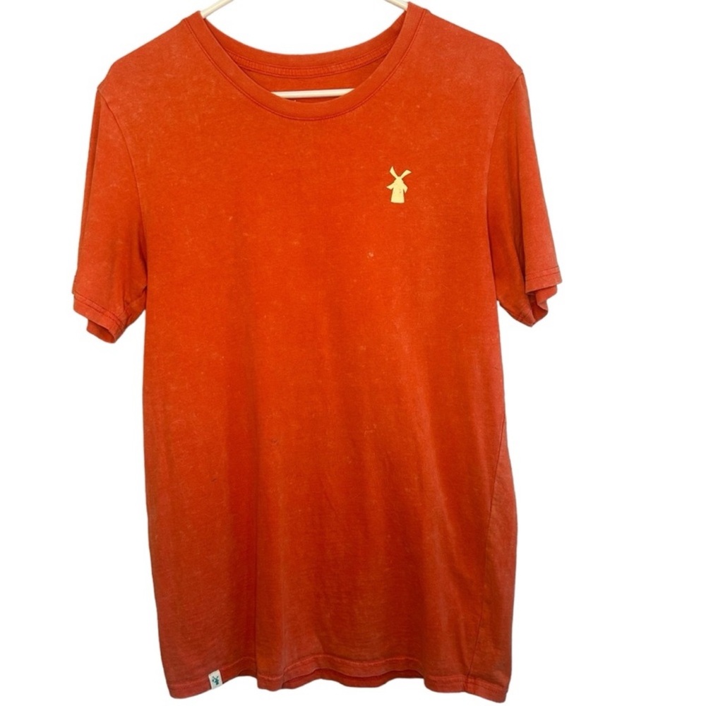 Dutch Bros NWT LARGE BRAND NEW IN PACKAGE Orange T “Stay Stellar" Windmill Soft